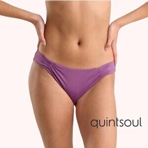 NWT Low Rise Cheeky Swim Bikini Bottoms - Purple - Size medium